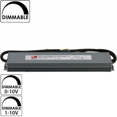 Στεγανό Dimmable Τροφοδοτικό LED 200W 8.2A 230V στα 24V DC IP67 30-3362420019